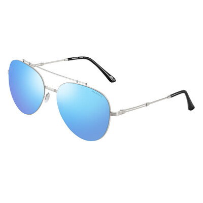 

Parsons PARZIN Song Jia with sunglasses metal frame color colorful film yurt mirror tide sunglasses female 8153 gold frame reflective film gold film