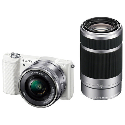 

Сони (Sony) ILCE-5000Y APS-C двойной длиной фокусного расстояния объектив одного микро Кит Уайт (20,1 миллионов эффективных пикселей 16-50 / 55-210 A5000 / α5000)
