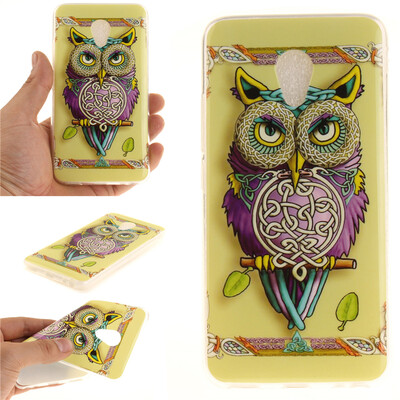 

Owl Pattern Soft Thin TPU Rubber Silicone Gel Case Cover for Meizu mx5