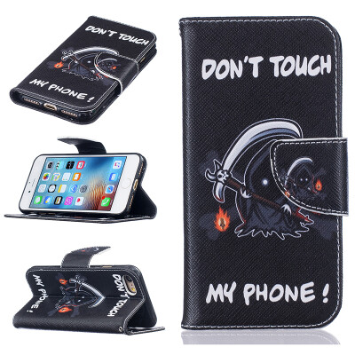 

Grim Reaper Design PU Leather Flip Cover Wallet Card Holder Case for IPHONE 6 PLUS/6S PLUS