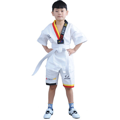 

Taekwondo suits children summer taekwondo clothes cotton short-sleeved shorts suits boys&girls taekwondo clothes cotton half-sleeved clothes