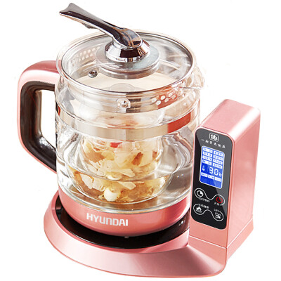 

Hyundai (HYUNDAI) health pot pots pot multi-function glass electric kettle BD-YS1802 black gold