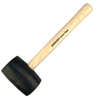 

Enduratools E7272 wood handle rubber hammer 65mm