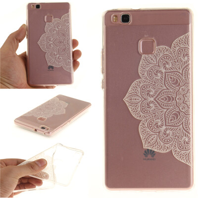 

Half white flowers Pattern Soft Thin TPU Rubber Silicone Gel Case Cover for HUAWEI Y3 II