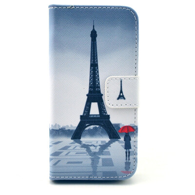 

Eiffel Tower Design PU Leather Flip Cover Wallet Card Holder Case for IPHONE 5