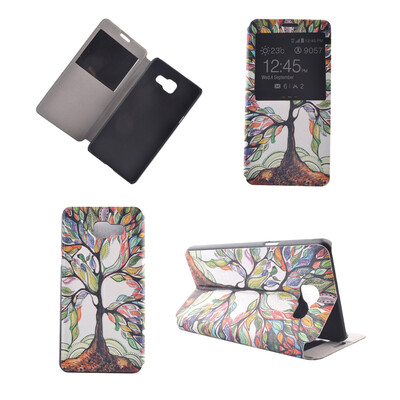 

Colorful Tree Design PU Leather Flip Cover Wallet Card Holder Case for Samsung Galaxy A9A9000
