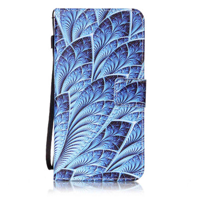 

Blue Dazzle Design PU Leather Flip Cover Wallet Card Holder Case for Samsung Galaxy S6 Edge PlusG9280