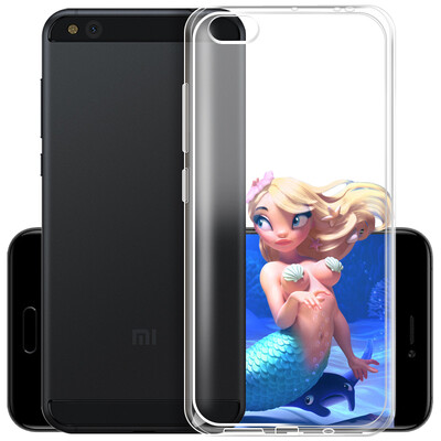 

Pizza millet 5c mobile phone shell 5C silicone protective cover transparent