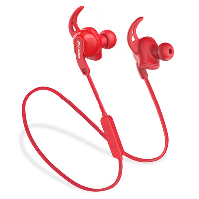 

Pioneer SEC-S201BT In-Ear Wireless Bluetooth Headset Sport Running Khan Phone Headset Red