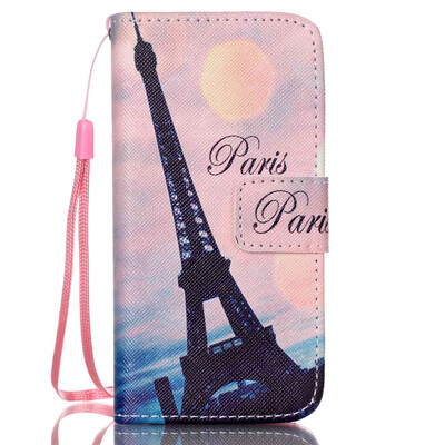 

Eiffel Tower Design PU Leather Flip Cover Wallet Card Holder Case for SAMSUNG S3MINI