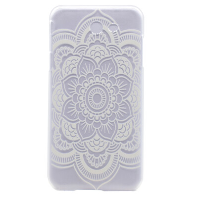 

Hexagonal flower Pattern Soft Thin TPU Rubber Silicone Gel Case Cover for SAMSUNG GALAXY J3 2017J327P