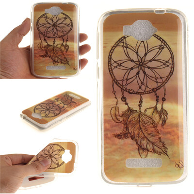 

Dreamcatcher Pattern Soft Thin TPU Rubber Silicone Gel Case Cover for Alcatel One Touch Pop C7