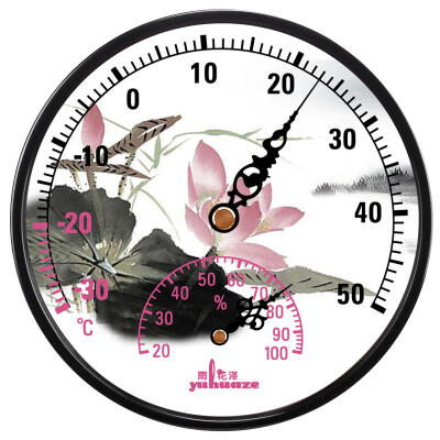 

【Jingdong Supermarket】 Yuhuazawa Yuhuaze large dial indoor hygrometer / thermometer YHZ-90191