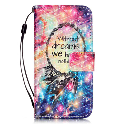 

Starring Sky PU Leather Flip Cover Wallet Card Holder Case for Iphone 7