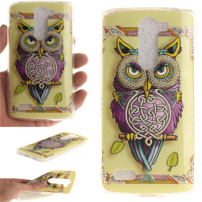 

Owl Pattern Soft Thin TPU Rubber Silicone Gel Case Cover for LG D337