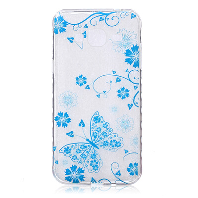

Blue butterfly Pattern Soft Thin TPU Rubber Silicone Gel Case Cover for SAMSUNG GALAXY J3