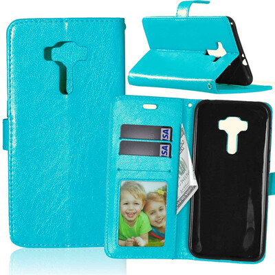 

BlueStyle Classic Flip Cover with Stand Function and Credit Card Slot for Asus Zenfone 3 ZE552KL