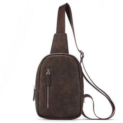 

Playboy Playboy Business Bags Men Fashion Shoulder Men&39s Corset Messenger Bag PU Men Bag Bag PBP0511-7C Brown