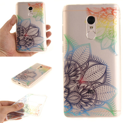 

Dream flower Pattern Soft Thin TPU Rubber Silicone Gel Case Cover for XiaoMi RedMi Note 4