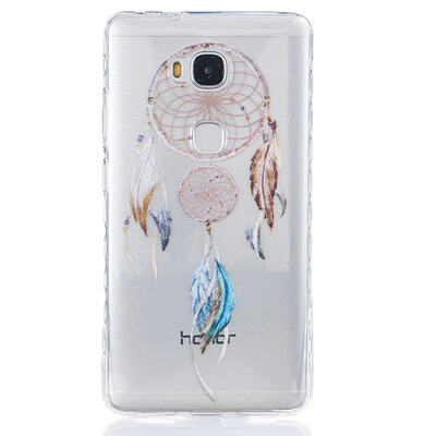 

Small wind chimes Pattern Soft Thin TPU Rubber Silicone Gel Case Cover for HUAWEI Honor 5X
