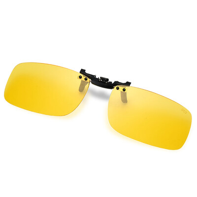 

Jingdong supermarket] blue its (Bluekiki) polarized clip sunglasses men and women myopia glasses clip driving mirror glasses clip 40 black and gray large