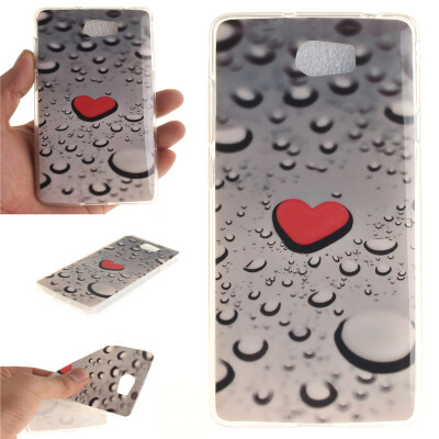 

Heart-shaped water droplets Pattern Soft Thin TPU Rubber Silicone Gel Case Cover for HUAWEI Y5 II