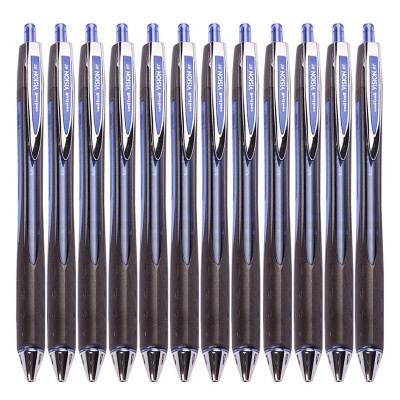 

Mitsubishi Uni UBN-176 press the ball pen made by the ball pen pen pen 05mm ball pen waterproof ball pen blue 12 loaded