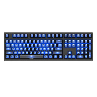 

AKKO Ducky Zero 3108S Two-color PBT Sublimation Mechanical Keyboard 108 button cherry cherry shaft black tea