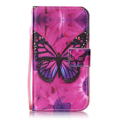 

Black Butterfly дизайн PU кожа флип крышку крышки кошелька карты чехол для Samsung Galaxy Grand Neo Plus/I9060