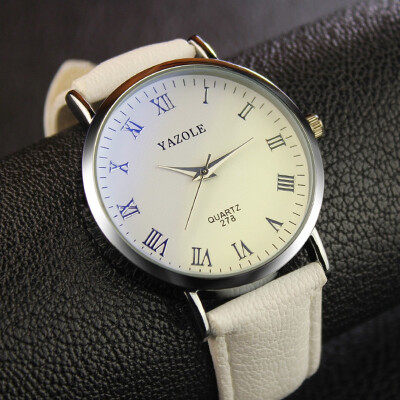 

Simple pointer type needle buckle round men and women fashion business couple watches YZL0529TH-4