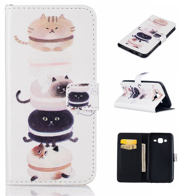 

Kitty Design PU Leather Flip Cover Wallet Card Holder Case for SAMSUNG Galaxy J5