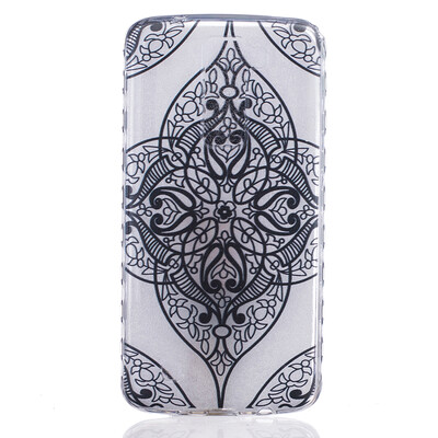 

Black love Pattern Soft Thin TPU Rubber Silicone Gel Case Cover for LG K7K8