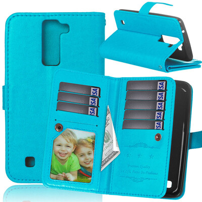 

BlueStyle Classic Flip Cover with Stand Function and Credit Card Slot for LG K8