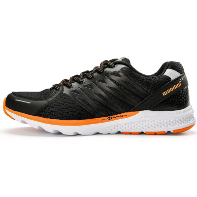 

QIAODAN Men Lightweight Running Shoes XM4560237 Black / Bright Orange 43