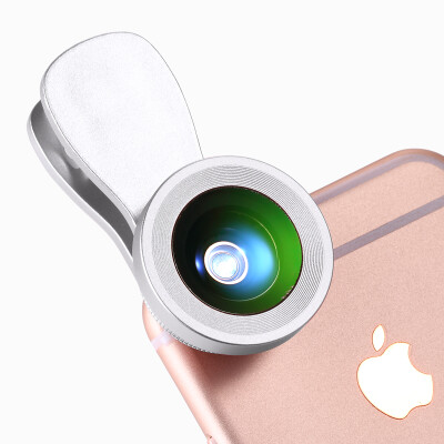 

Chuai Le (cherllo) 034Y mobile phone lens wide-angle macro set silver apple iphone Huawei millet oppo universal high-definition self-portrait camera SLR external camera