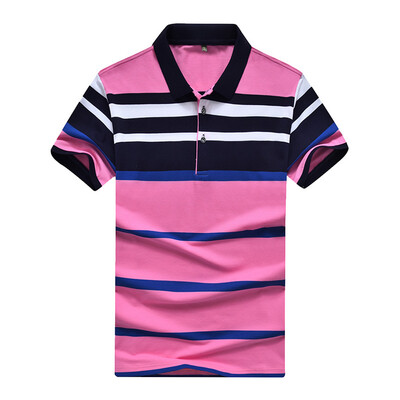 

ЧЖАНЬДИЦЗИПУ модная полосчатая мужская рубашка ПОЛО, футболка с коротким рукавом