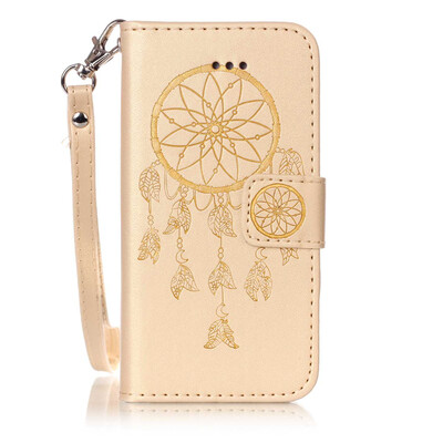 

Golden Wind Chime Design PU Leather Flip Cover Wallet Card Holder Case for IPHONE 6PLUS