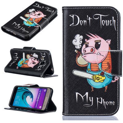 

Pig Design PU Leather Flip Cover Wallet Card Holder Case for SAMSUNG GALAXY J3/J3 2016 J320