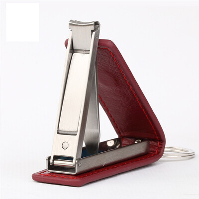 

Jingdong supermarket can treasure KOBOS KB-6213 flat nail clippers ultra-thin folding nails cut nail clippers with leather red