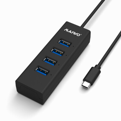 

Maiwo MAIWO KH304C high-speed 4-port USB3.0 Hub HUB Splitter Type-C Black