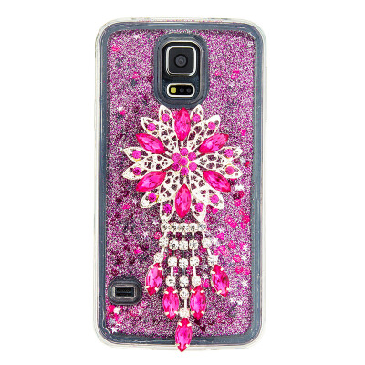 

Dynamic Quicksand Glitter Liquid Soft TPU Case Cover For SAMSUNG S5