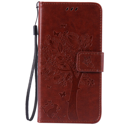 

Brown Tree Design PU Leather Flip Cover Wallet Card Holder Case for LG NEXUS 5X