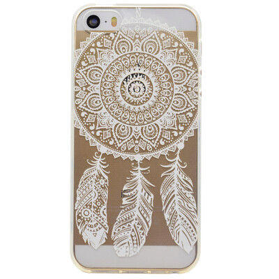 

Обложка Dreamcatcher Pattern Мягкий тонкий ТПУ резиновый силиконовый гель чехол для IPHONE 5/5S/5SE