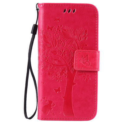 

Rose Tree Design PU Leather Flip Cover Wallet Card Holder Case for IPHONE 6