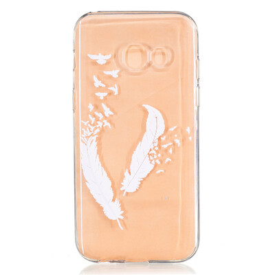 

Feather Dress girl Pattern Soft Thin TPU Rubber Silicone Gel Case Cover for SAMSUNG Galaxy A3 2017/A320