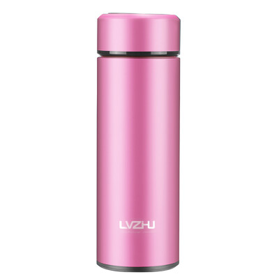 

Green beads lvzhu 400ml food grade 304 stainless steel vacuum insulation cup with tea tea bubble portable business office car tea cup K152 pink