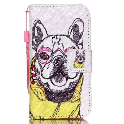 

Cute Dog Design PU Leather Flip Cover Wallet Card Holder Case for SAMSUNG NOTE5