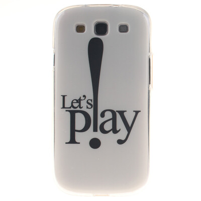 

Lets Play Pattern Soft Thin TPU Rubber Silicone Gel Case Cover for SAMSUNG GALAXY SIII I9300