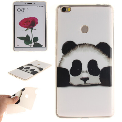 

Panda Pattern Soft Thin TPU Rubber Silicone Gel Case Cover for XIAOMI Mi Max