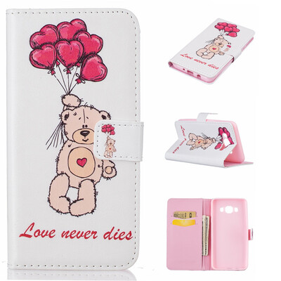

Balloon&bear Design PU Leather Flip Cover Wallet Card Holder Case for Samsung Galaxy J5 2016J510